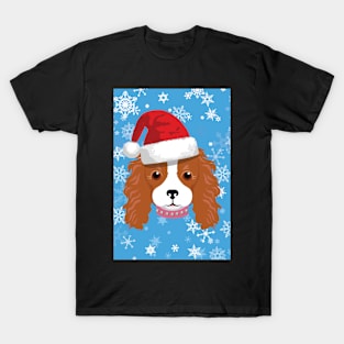 Christmasy King Charles Cavalier Spaniel T-Shirt